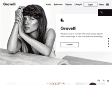 Tablet Screenshot of gravelli.com